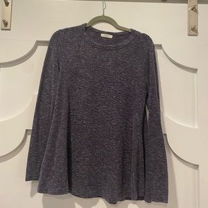 Cherish navy burnout sweater